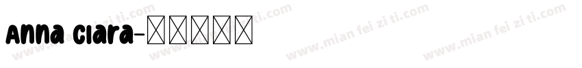 Anna Clara字体转换